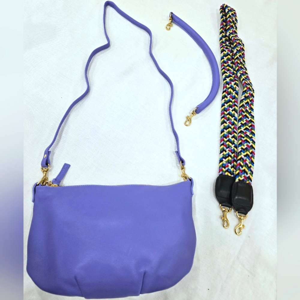 Strap Bonus! Clare V. Petit Moyen Messenger Bag - Violet